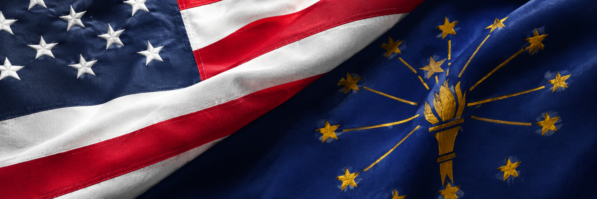 IAPI seal with Indiana and United States flags